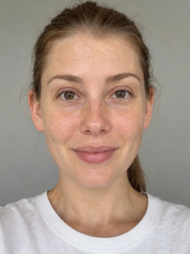 Bare-faced selfie (sample)